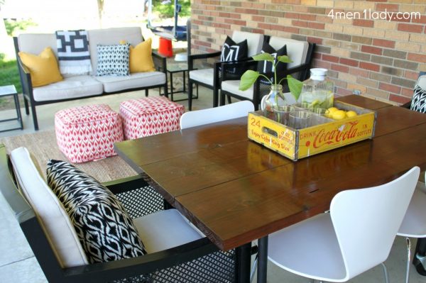 Colorful patio 