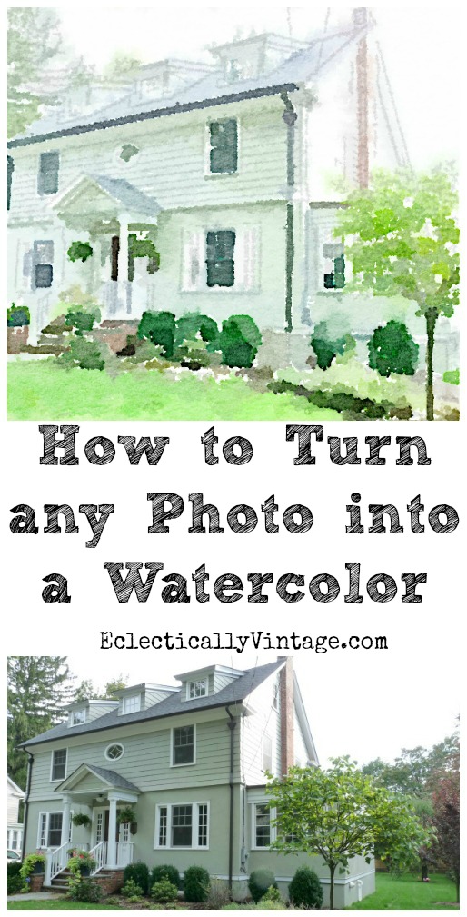 turn picture into watercolor