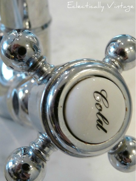 Vintage style hot & cold faucet kellyelko.com