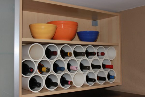 Make your own wine storage rack! kellyelko.com