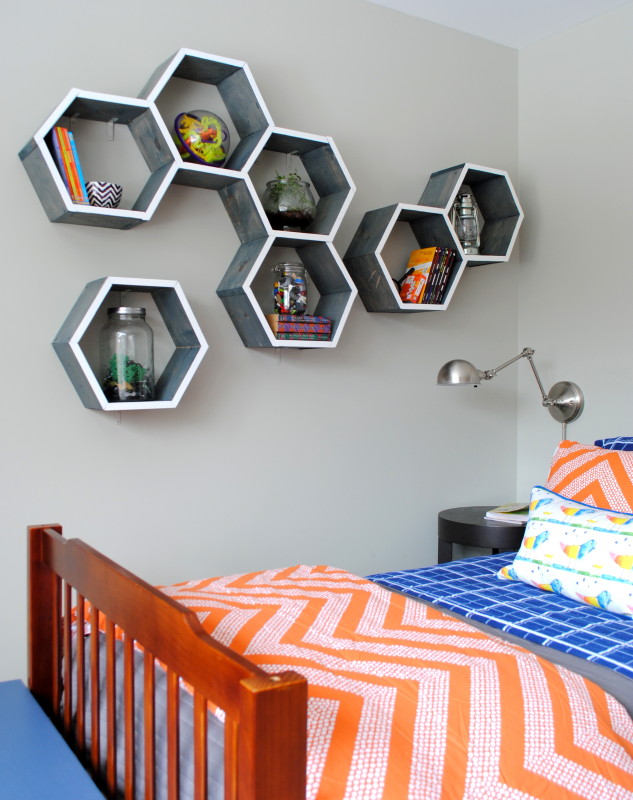 Honeycomb shelves kellyelko.com