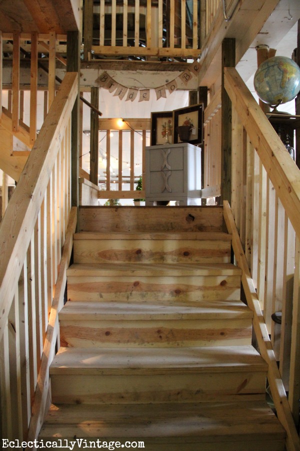 Rustic stairs kellyelko.com