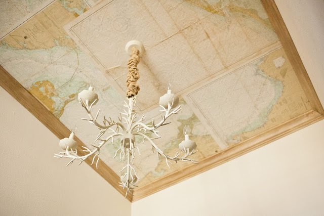 Love this map ceiling kellyelko.com