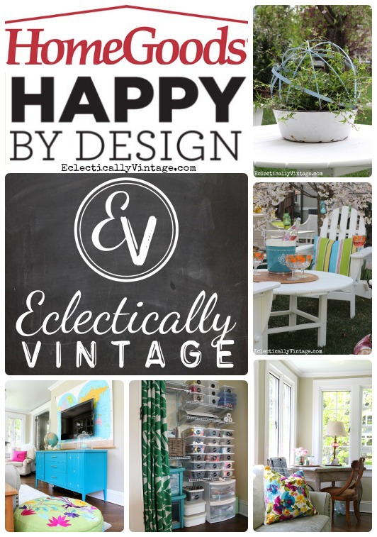 Eclectically Vintage is HomeGoods Happy - tons of great design ideas kellyelko.com