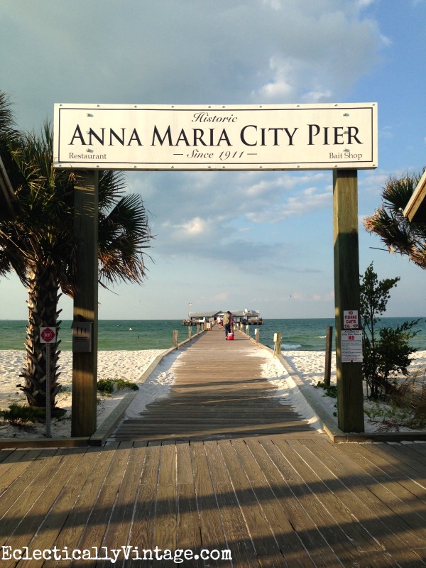 Anna Maria Island city pier kellyelko.com