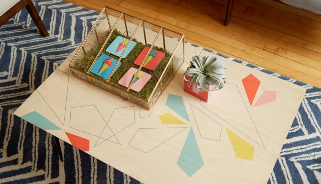 Customize a coffee table using Shutterfly by Design kellyelko.com