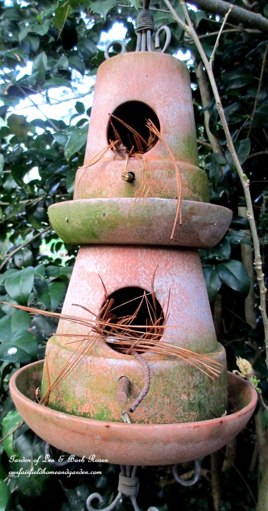 Terracotta pot birdhouse kellyelko.com