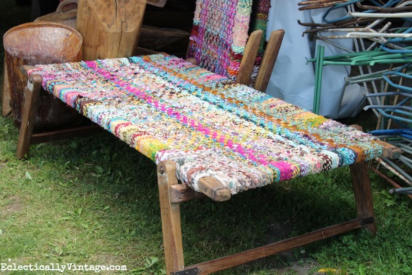 Woven fabric bench kellyelko.com