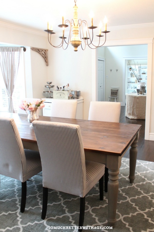 Beautiful neutral dining room kellyelko.com