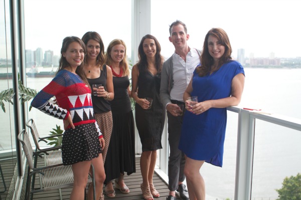 Party on Kevin Sharkey's New York city balcony kellyelko.com