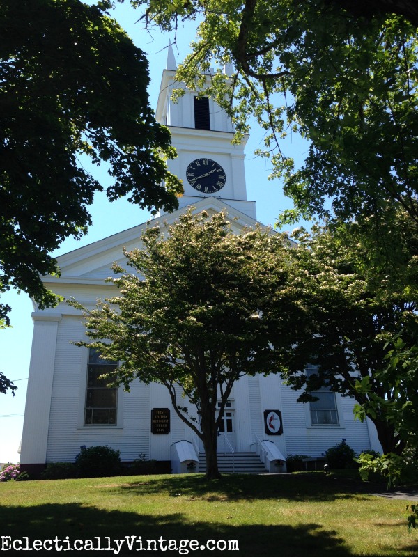 Cape Cod church in Chatham - charming little town kellyelko.com