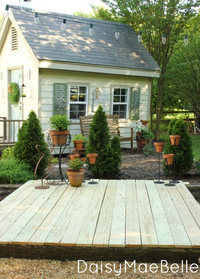 Build a deck with railroad ties! kellyelko.com