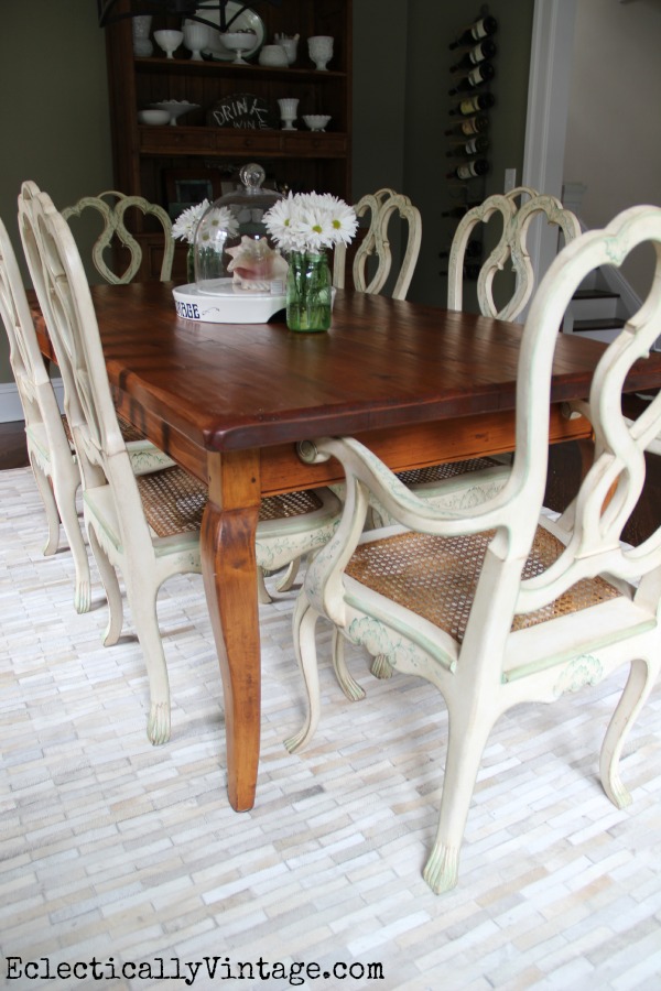 Love this fun dining room - such an eclectic look kellyelko.com