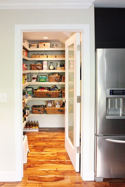 Walk in pantry - love the organization kellyelko.com