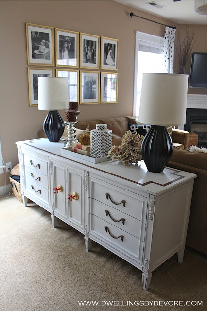 Old dresser gets new life as sofa table kellyelko.com