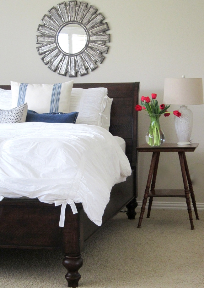 Master bedroom retreat - love the bedding kellyelko.com