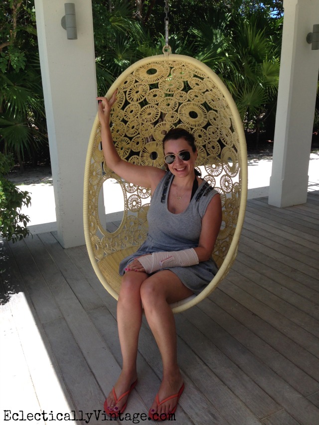 Love this rattan egg chair kellyelko.com