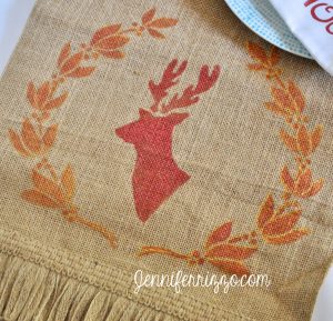 Jennifer Rizzo deer head table runner