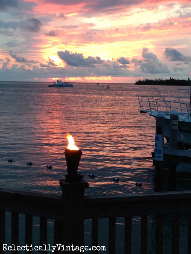 Beautiful sunset at the Hyatt Key West kellyelko.com