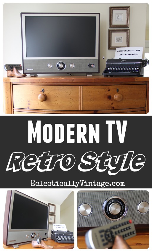 Love this Crosley TV - Modern TV with Retro Style! kellyelko.com