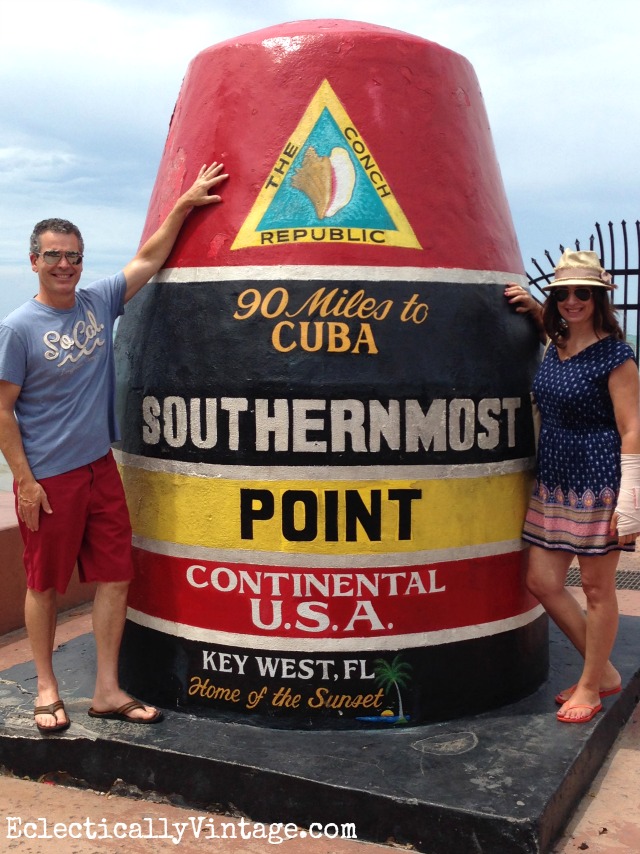 Southernmost point Key West - just 90 miles to Cuba kellyelko.com