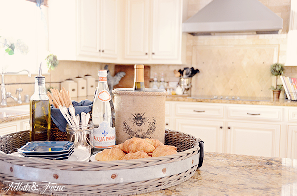 Beautiful white farmhouse style kitchen kellyelko.com