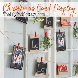 Christmas Card Display kellyelko.com