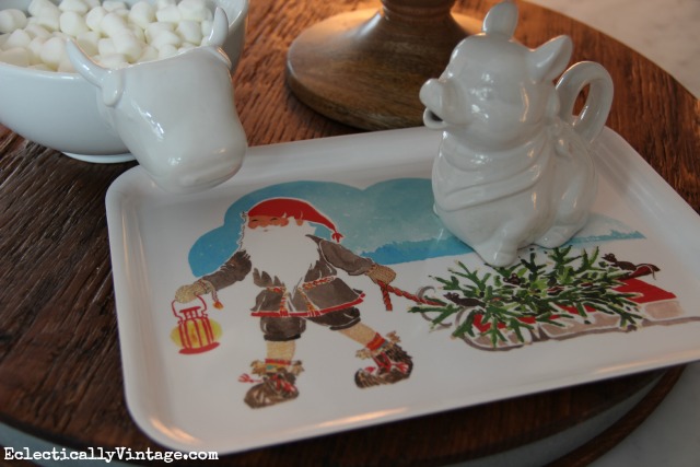 Christmas gnome plate kellyelko.com
