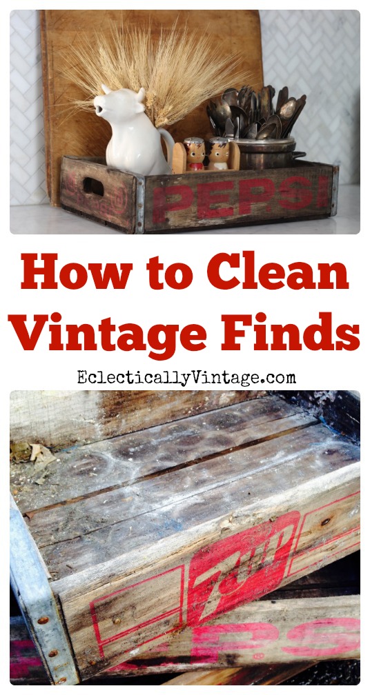 How to Clean Vintage Finds  kellyelko.com