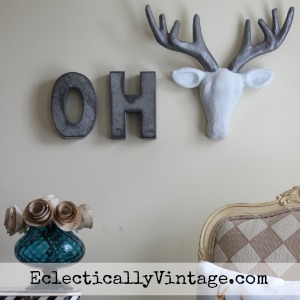 Make a Fun Oh Deer Sign! kellyelko.com