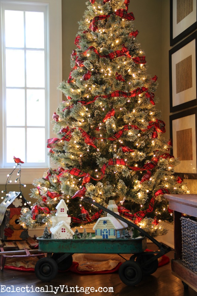 cardinal christmas tree decorations