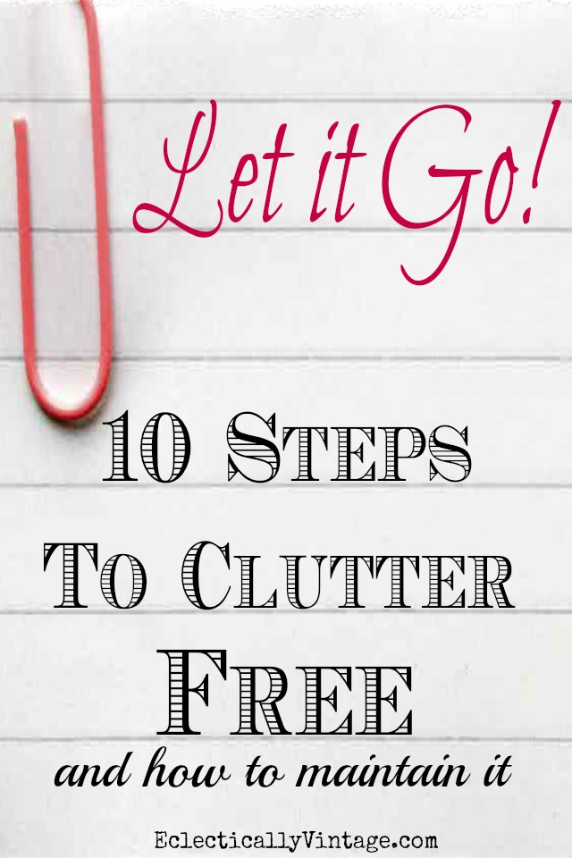 Decluttering Tips for Clothing - Those Someday Goals