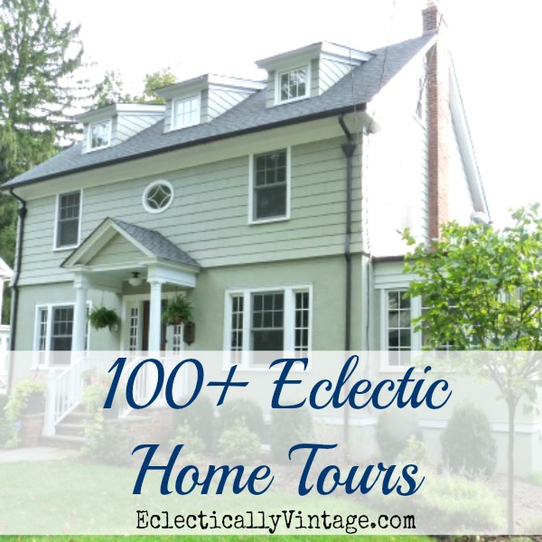 Eclectic Home Tours - tons of homes to inspire kellyelko.com