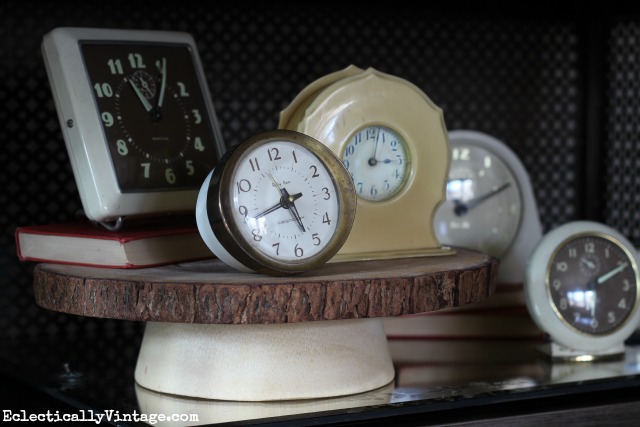 Vintage clock collection - love Big Bens and Baby Bens kellyelko.com