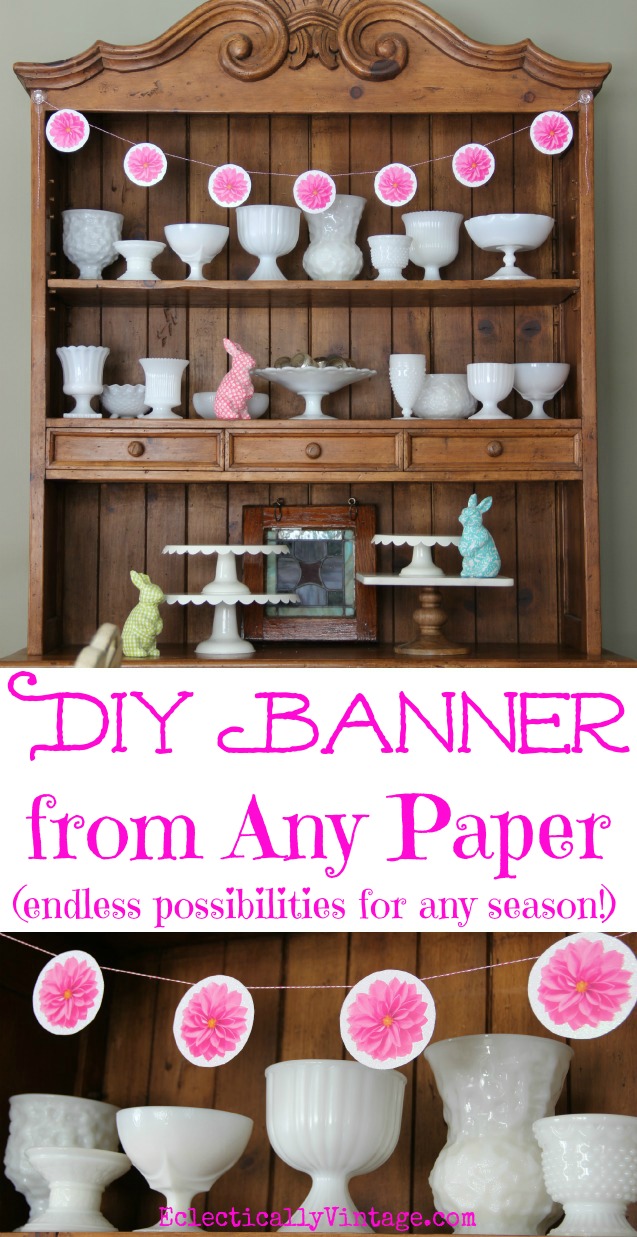 Make a DIY Paper Banner from Any Paper