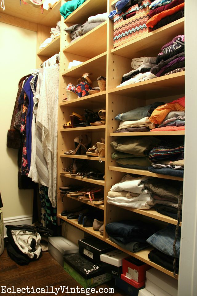 Before closet - love what she did with the after kellyelko.com