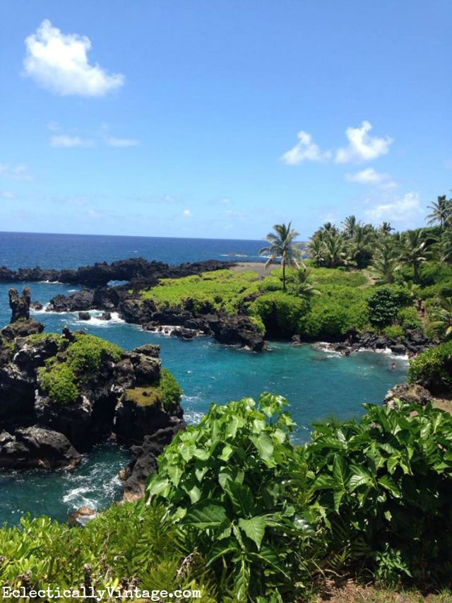 Gorgeous black sand beach Maui, Hawaii kellyelko.com