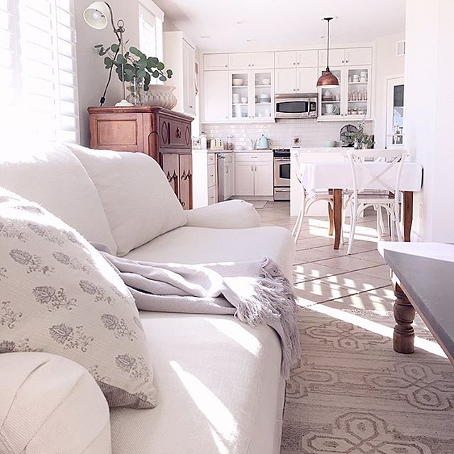 Love this open floor plan and the neutral decor kellyelko.com