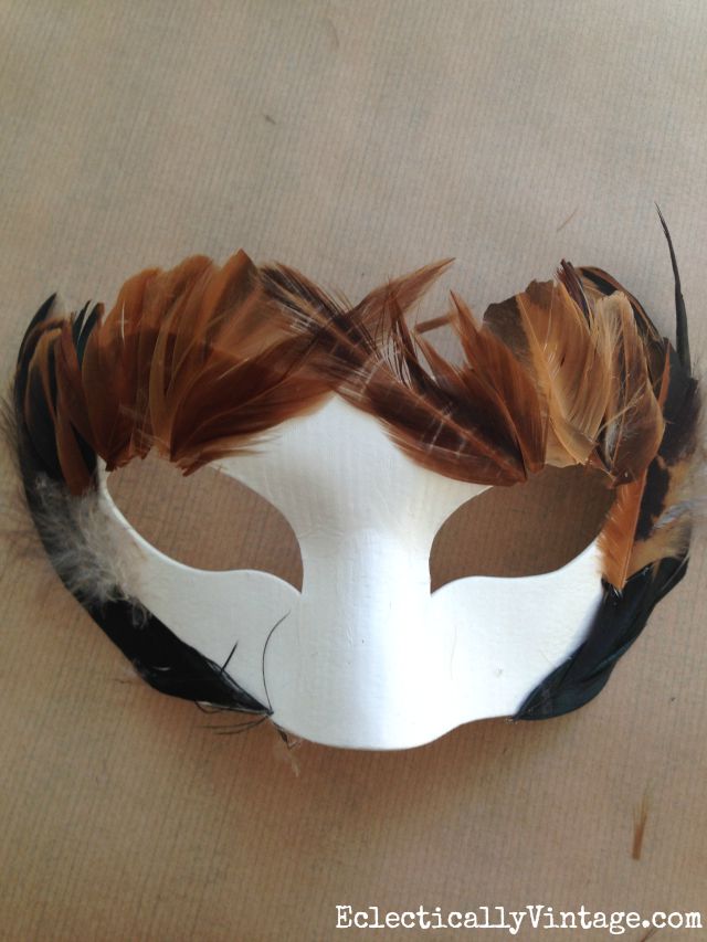 Feather mask instructions kellyelko.com