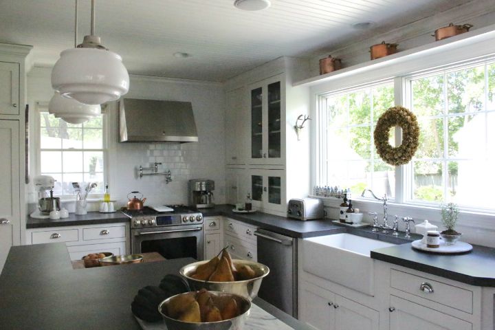 White fall kitchen 