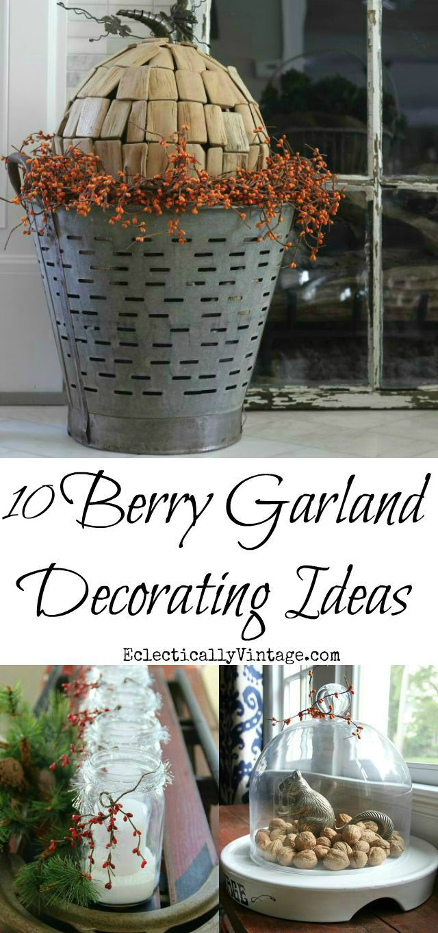 Creative Berry Garland Decorating Ideas kellyelko.com