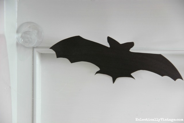 Make a DIY bat banner with these free bat silhouettes kellyelko.com