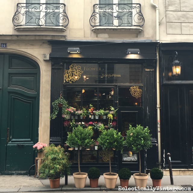 Paris flower shop - stop and smell the roses with this incredible Paris itinerary kellyelko.com