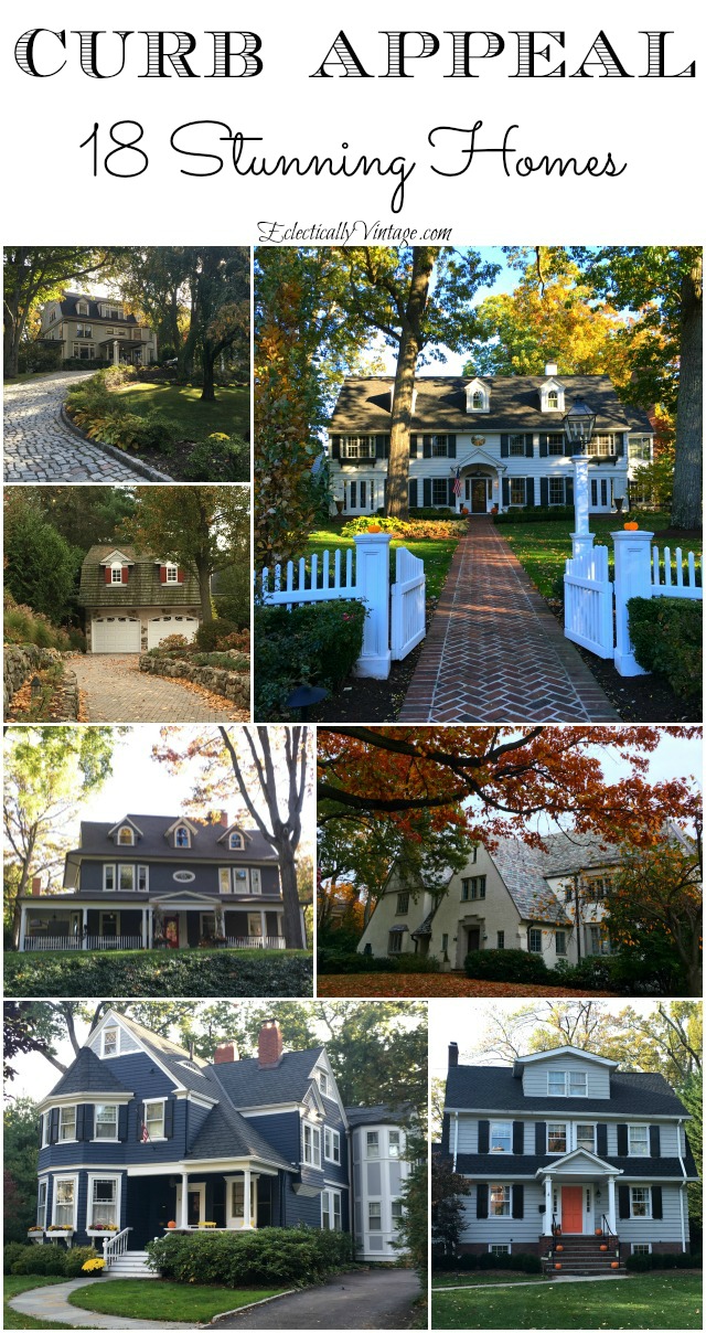 Fall Curb Appeal - 18 stunning homes with ideas to copy kellyelko.com