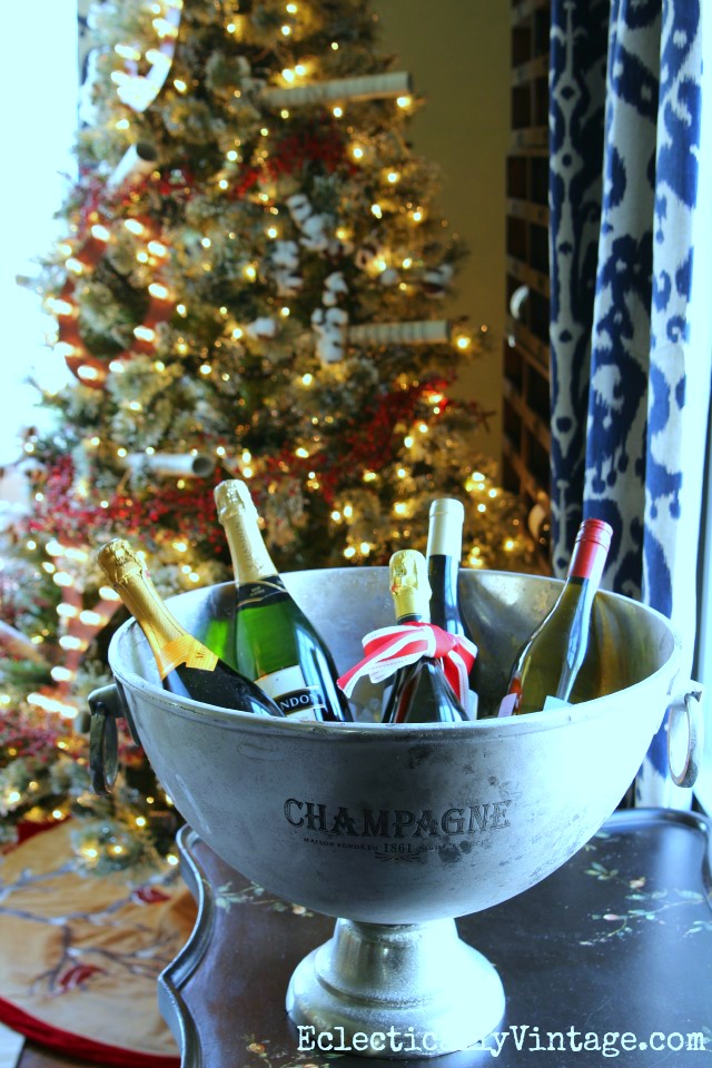 Cheers! A huge champagne bucket is perfect for chilling lots of drinks kellyelko.com