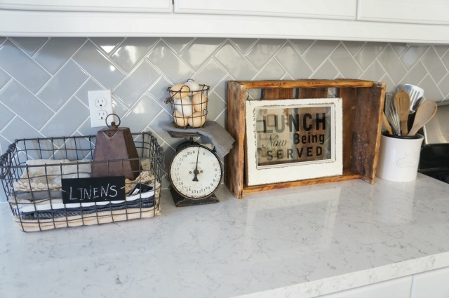 Vintage touches in the kitchen kellyelko.com