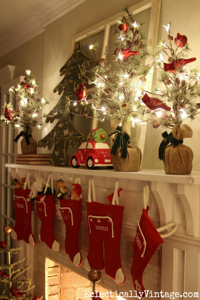 Burlap Garland Christmas Tree - Kelly Elko