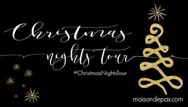 Christmas Nights Tour - see beautiful homes lit up at night kellyelko.com