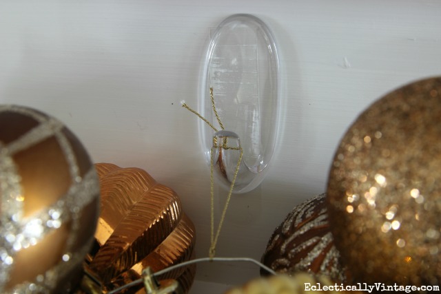 How to hang ornament garland kellyelko.com