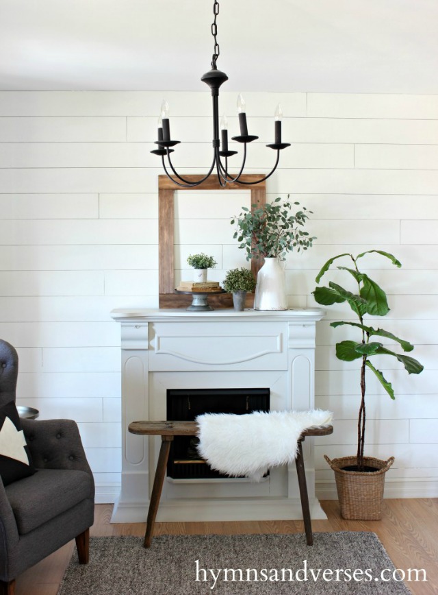 DIY shiplap walls kellyelko.com